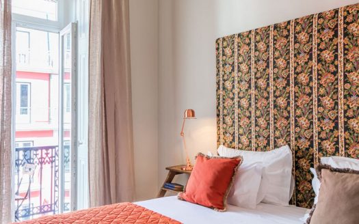 Location Lisbonne : Chiado, charmant Appartement avec 2 chambres, balcon et vue!