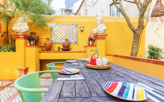 Location Vacances au centre de Lisbonne – Principe Real, Jardin & Terrasses
